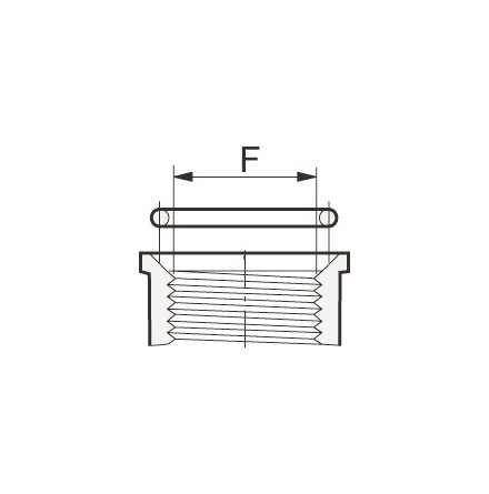 O-ringar f�r t�tning mellan r�rdelar med M- och F-g�ngor.