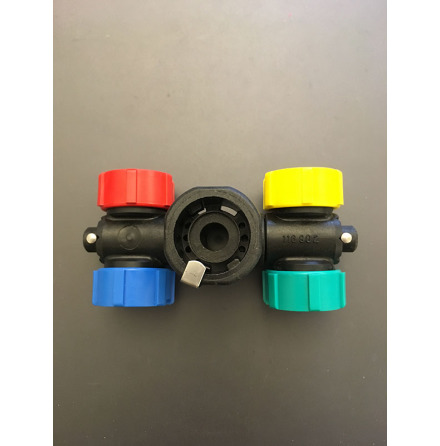 Munstycksh�llare 4-v�g Holder (sv�ngdysa)